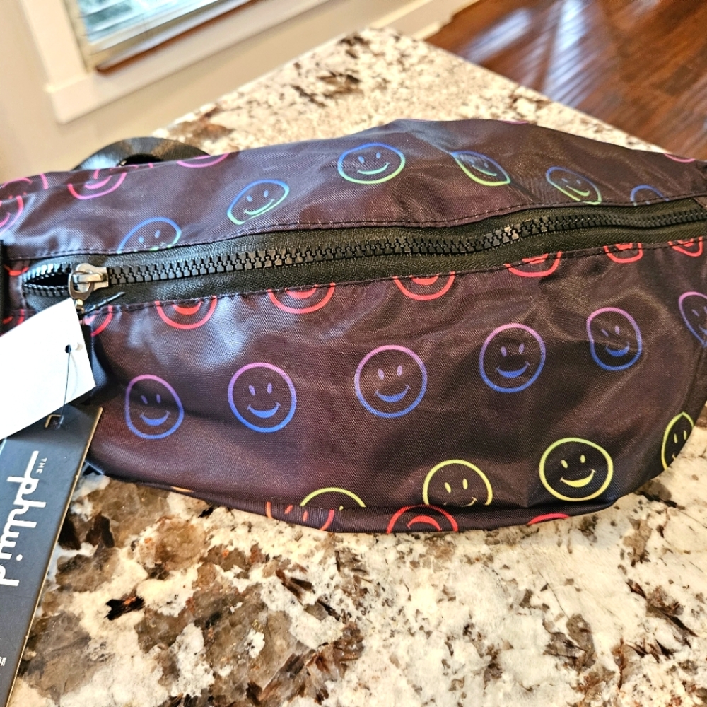 Rainbow Smiley Fanny Pack Belt Bag